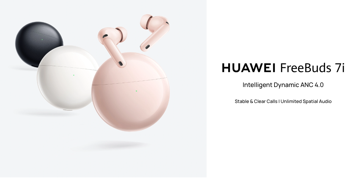 Huawei FreeBuds 7i Wireless Earbuds - Pink