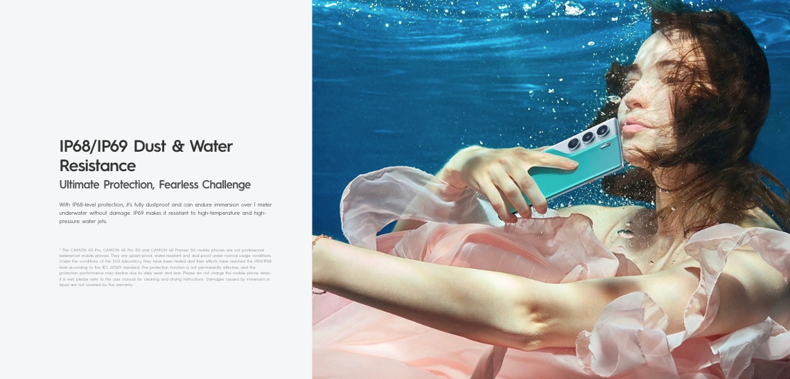 Tecno Camon 40 Pro 5G, 12GB Ram, 256GB - Emerald Lake Green With Tecno Buds  4| Dream 2000