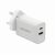 Rock Rose Charger Home Adapetr 2 USB Case PQ - White
