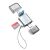 Earldom OT82 Cable 4-in-1 USB High Speed Card Reader - Gray