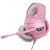 Onikuma Headphone Wired Gaming professional K5 - Pink