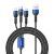 Recci RTC-T12 SkyLine 3 In 1 Cable - 1.2M