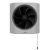 Tornado Kitchen Ventilating Fan 25 cm , Black x Grey - TVH-25BG