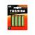 Toshiba R6KG BP-4TG SS-F Single-Use Battery AA zinc carbon