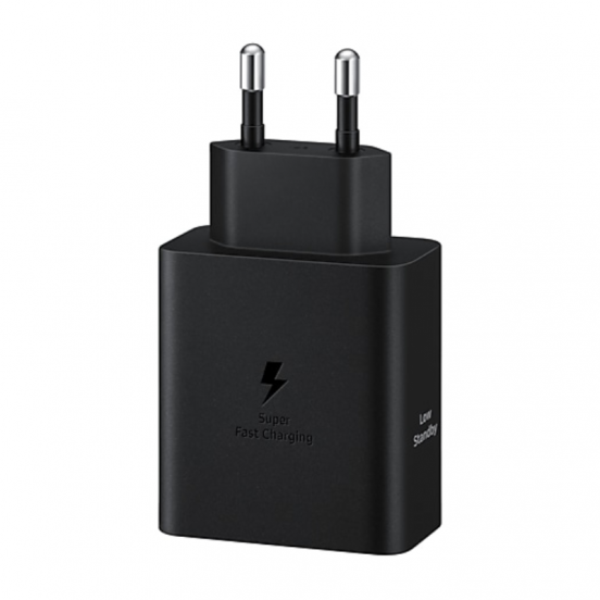 Samsung 50W Power Adapter Duo With Cable Type-C To Type-C, 1.8M - Black 