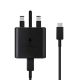 Samsung Charger Home Adaptor 45W 3 Pain With Cable Type-C To Type-C 1M - Black