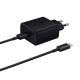 Samsung Charger Home Adaptor 45W Power Trio With Cable Type-C To Type-C 2M - Black