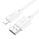 Hoco X88 USB to Lightning Charging Cable 2.4A 1M – White