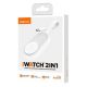 Recci RCW-29 Wireless Magnetic Charger 2-in-1 for Apple Watch - White