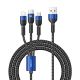Recci RTC-T12 SkyLine 3 In 1 Cable - 1.2M