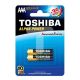 Toshiba Battery Super Alkaline Alpha Power AAA - LR03GCH