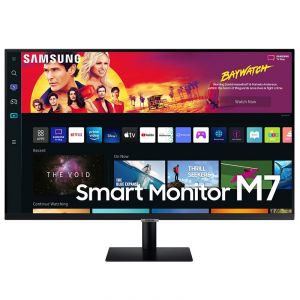 سامسونج شاشة الألعاب M7 مقاس 32 بوصة بدقة UHD 4K مع تلفزيون سمارت (LS32BM700UMXEG)