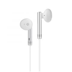 Hoco Wired Earphones 3.5mm With Microphone, M22 - White