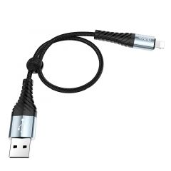 Hoco Cable USB to Lightning 0.25M, X38 - Black