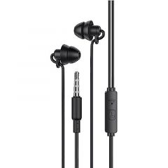 Hoco M81 Wired earphones with mic - Black