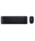 MK220 Wireless Keyboard and  Mouse Combo - Black