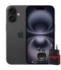 Apple Iphone 16 128GB - Black ( 2 Year Warranty ) + Free Gift Samsung 25Watt Adapter