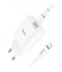 Hoco C94A Wall charger PD 20W With Type-C Cable - White