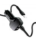 Hoco Z36 Dual Port Car Charger Lightning - Black