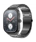 Amazfit Pop 3S Smart Watch (Metal Strap) - Black