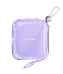 Joyroom JR-L005  Jelly Series 10000 mAh 12W Power Bank With Lightning Cable - Purple