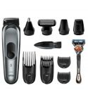 Braun 10-in-1 trimmer With Gillette Fusion5 Pro Glide razor, MGK7220 - Silver