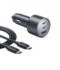 Anker Nano Car Charger 167.5W 3 Ports, B2737HA1 - Black