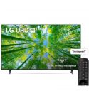  ال جي 60 بوصة UHD 4K تلفزيون ذكي، تصميم بدون إطار، معالج الذكاء الاصطناعي a5 Gen5 4K، HGiG، 60UQ79006LD - أسود