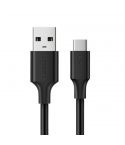  يوجرين 60826 USB-A إلى USB-C كابل للشحن السريع ونقل البيانات، 3 متر، 3 أمبير - أسود