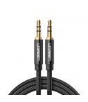 Ugreen AV112 Mini jack cable 3.5mm, AUX, 2m - Black