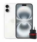 Apple Iphone 16 Plus 128GB - White ( 2 Year Warranty ) + Free Gift Samsung 25Watt Adapter