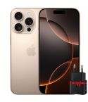 iPhone 16 Pro Max 256GB - Desert Titanium ( 2 Year Warranty ) + Free Gift Samsung 25Watt Adapter