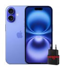 Apple Iphone 16 128GB - Ultramarine ( 2 Year Warranty ) + Free Gift Samsung 25Watt Adapter
