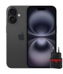 Apple Iphone 16 128GB - Black ( 2 Year Warranty ) + Free Gift Samsung 25Watt Adapter
