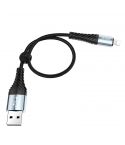 Hoco Cable USB to Lightning 0.25M, X38 - Black