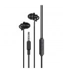 Hoco M81 Wired earphones with mic - Black