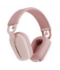 Logitech Zone Vibe 100 Wireless Headset Stereo Microphone - pink