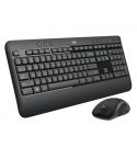 Logitech Advanced Wireless Keyboard and Mouse MK 540 - Black