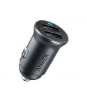 Anker Dual-Port Car Charger Adapter 24W - Black - A2727H12