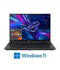 أسوس ROG Flow X16 - GV601RE-GRY57W، معالج Ryzen 7 6800H، رامات 16 جيجابايت، 512 جيجابايت SSD، جرافيك Nvidia RTX 3050Ti، شاشة 16 بوصة WQXGA، ويندوز 11 - رمادي
