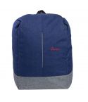 E-Train Bag Laptop BG82L Backpack With Zipper Puller Fist Up 15.6 - Gray & Dark Blue