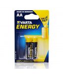 Varta Battery Alkaline 1.5V Energy AA 2 Parts