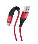 هوكو كابل تايب سى 3A 1 متر X38 - أحمر