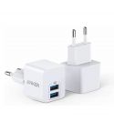 Anker A2620 PowerPort Mini 12W Dual Port Wall Charger - White