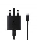 Samsung Charger Home Adapter 45W 3 Pain With Cable Type-C To Type-C 1.8M - Black