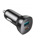 Choetech TC0005 Car Charger Adapter 20W Dual-Port - Black