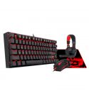 Redragon Combo Gaming RD-K552-BB 4-In-1 Keyboard, Mouse, Headset, Mousepad 