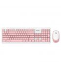 Philips Combo Keyboard and Mouse Wireless C314 - Pink & White