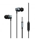 Remax Earphone Wired 3.5MM RM202 - Black
