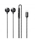 Remax Earphone Wired Lightning RM711I - Black